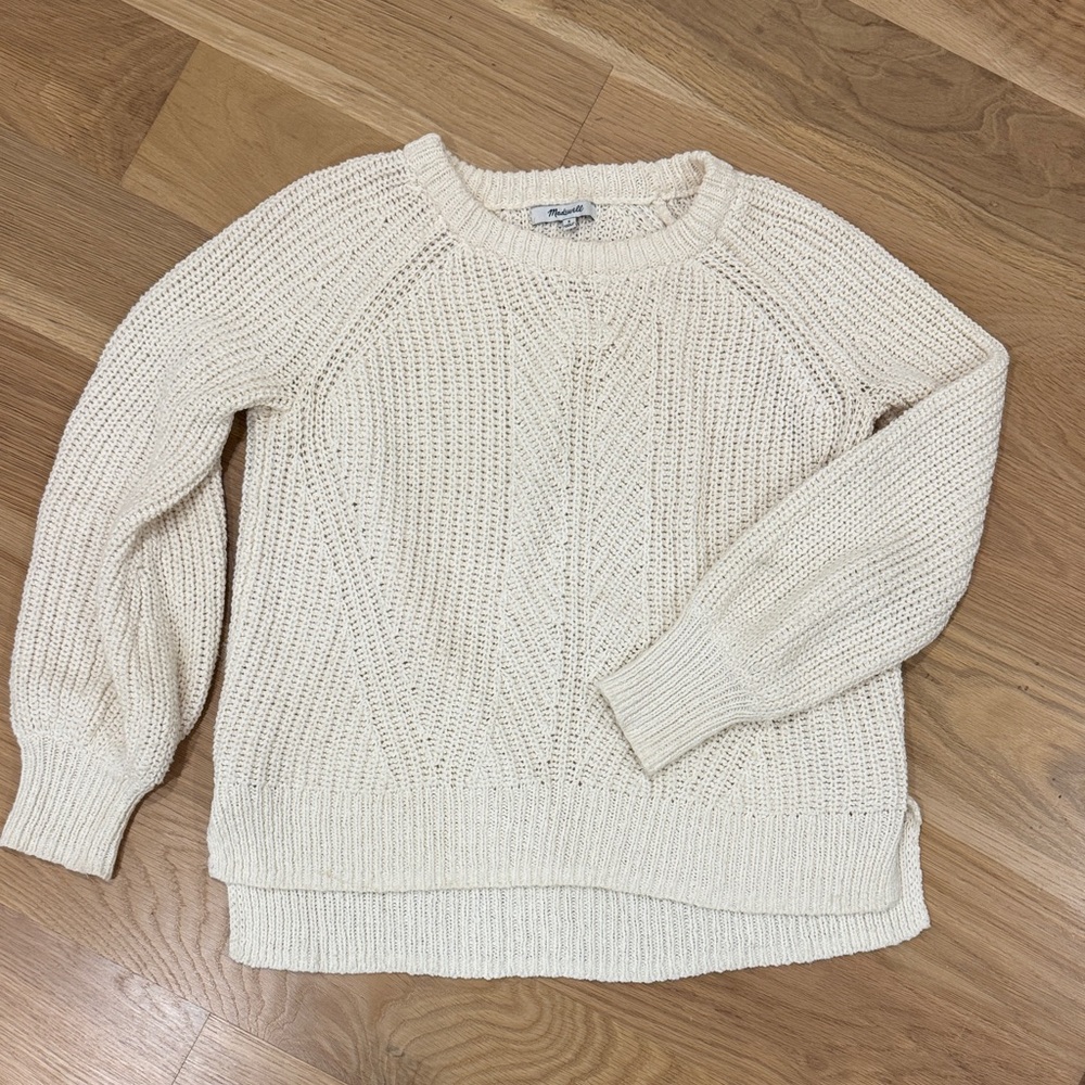 Madewell Chunky Knit Sweater